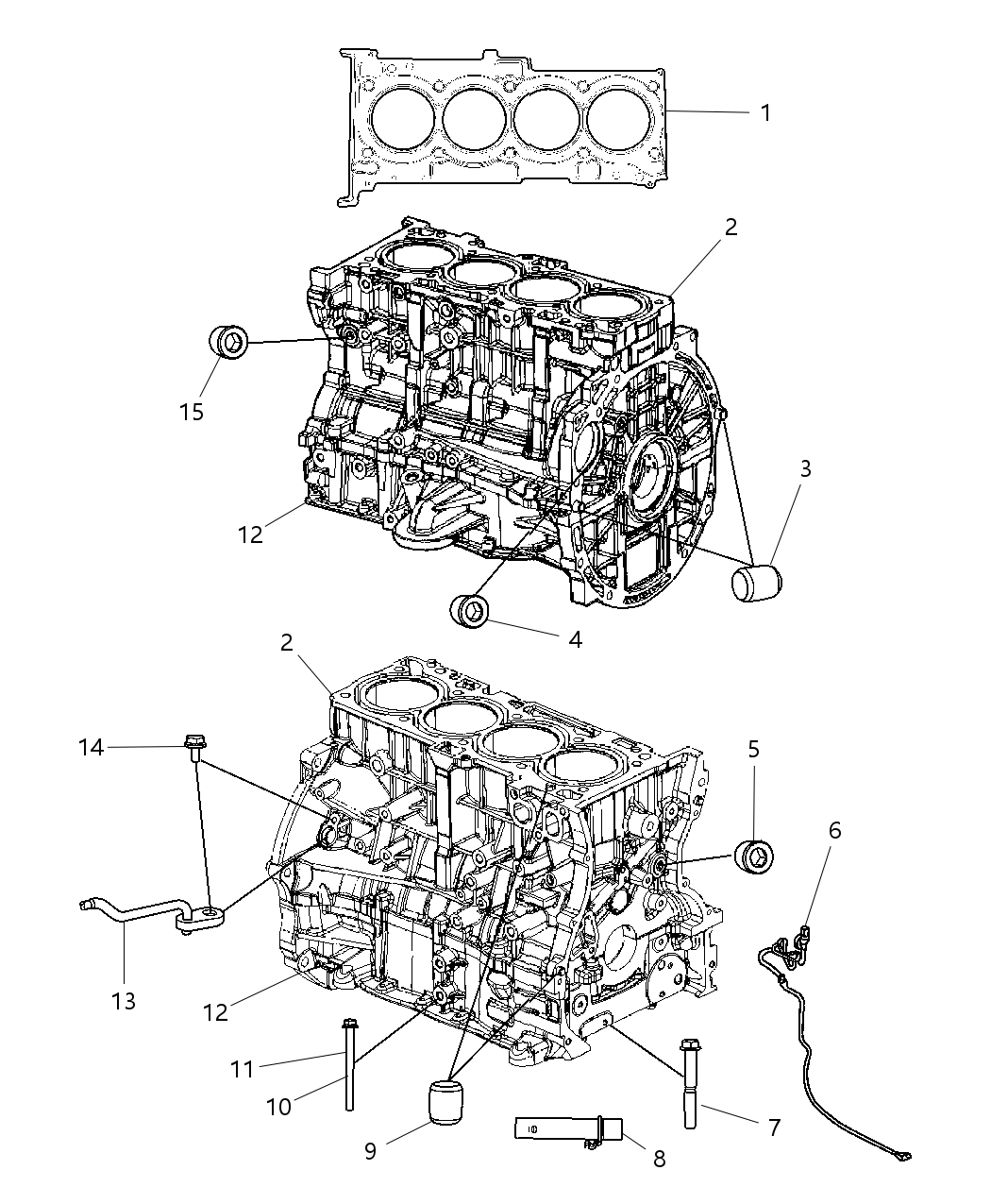 Mopar 5183904AA Short Block