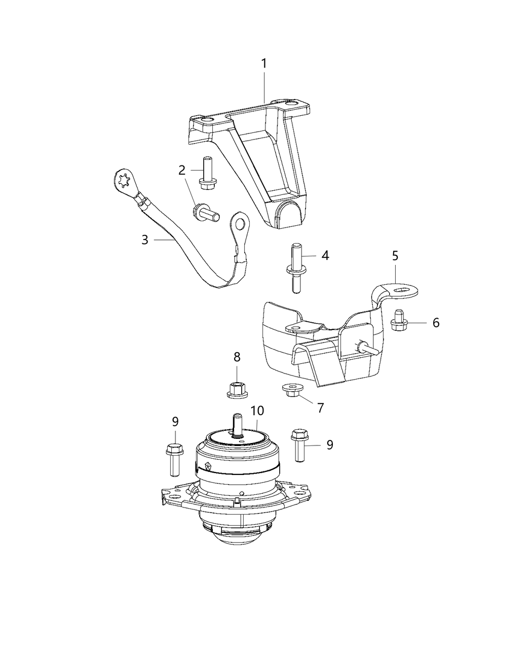 Mopar 5091299AA Strap Ground