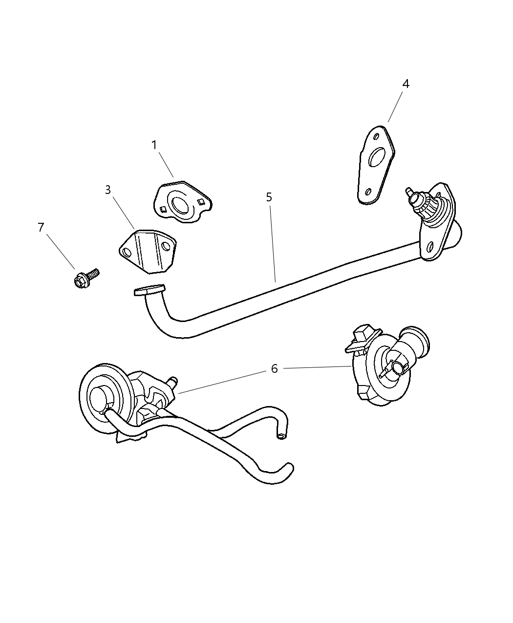 Mopar 4891312AB Isolator And Seal EGR Blocker