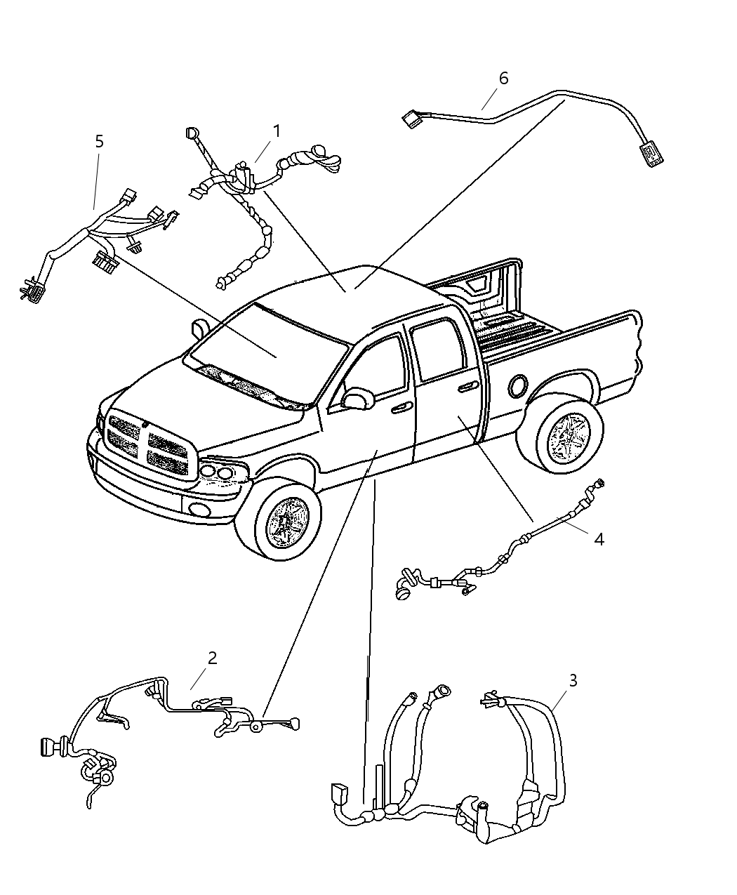 Mopar 56049599AF Wiring Front Door