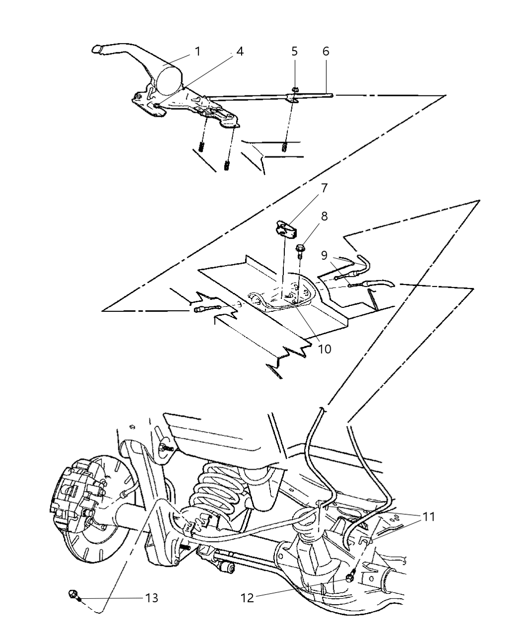 Mopar 52128236AB Bracket Cable