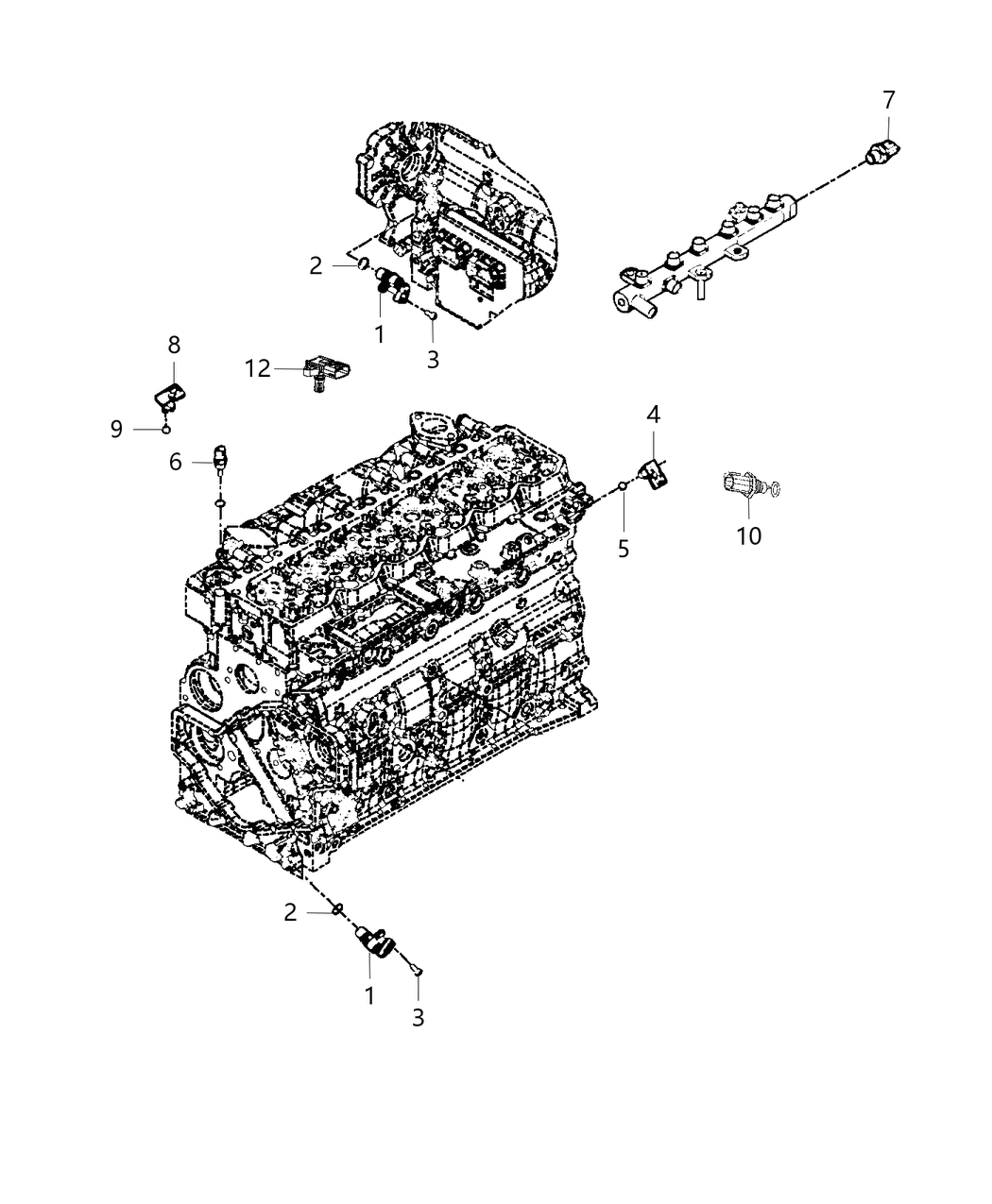 Mopar 68210095AA Sensor Kit Turbocharger