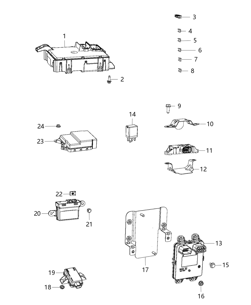 Mopar 68320788AA Control Module
