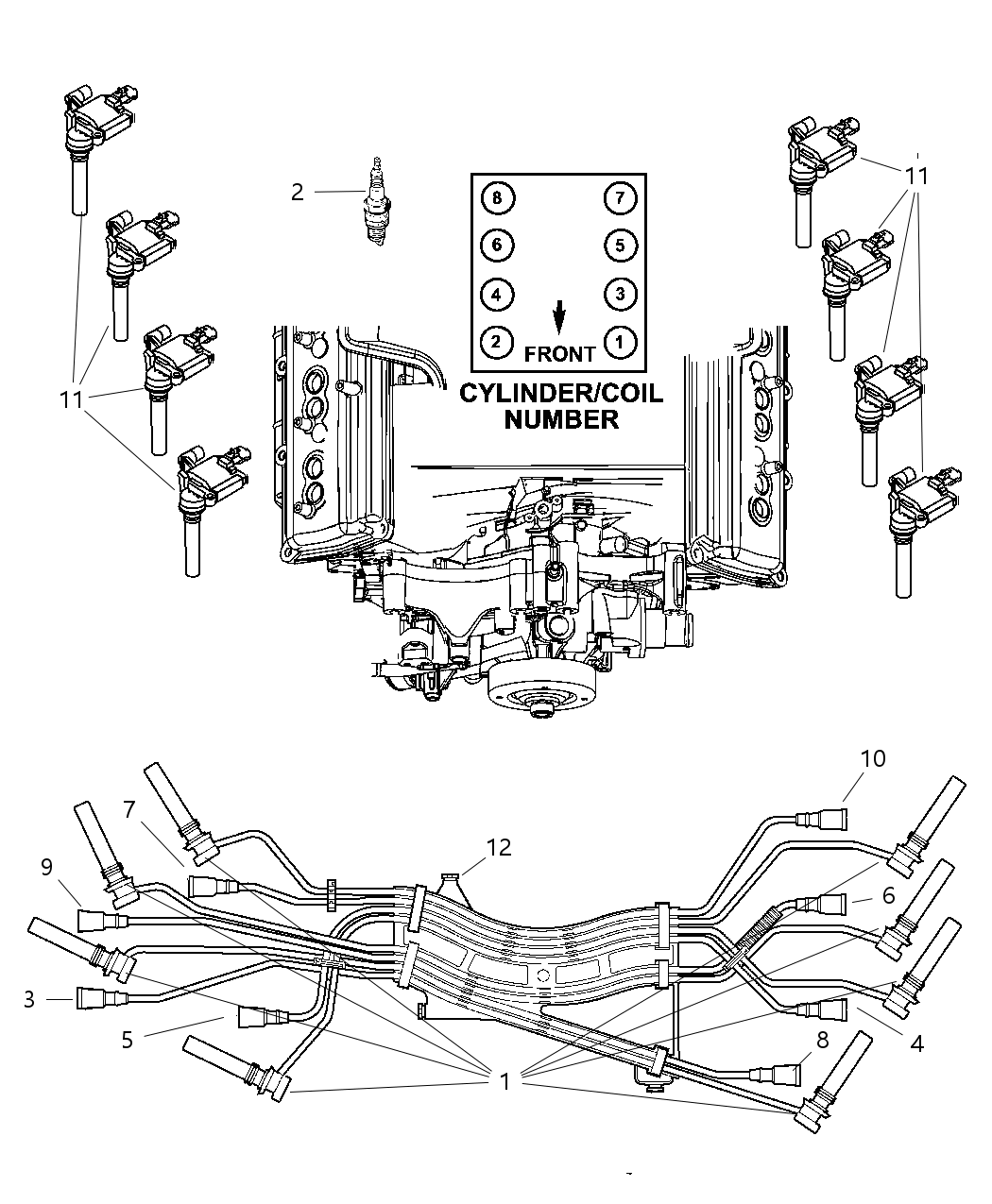 Mopar 56028377AC Cable Set