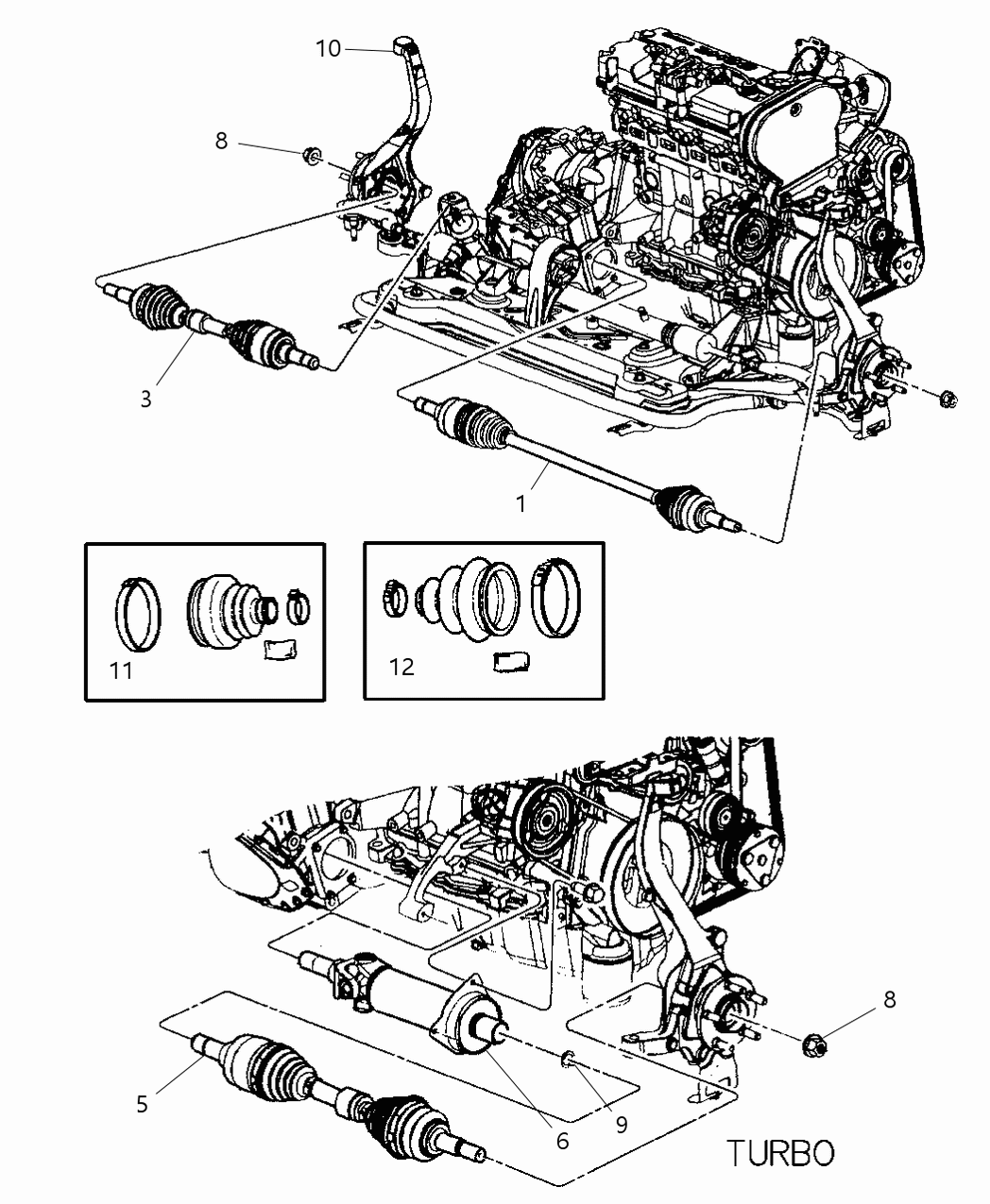 Mopar R2073679AC Shaft Axle Half