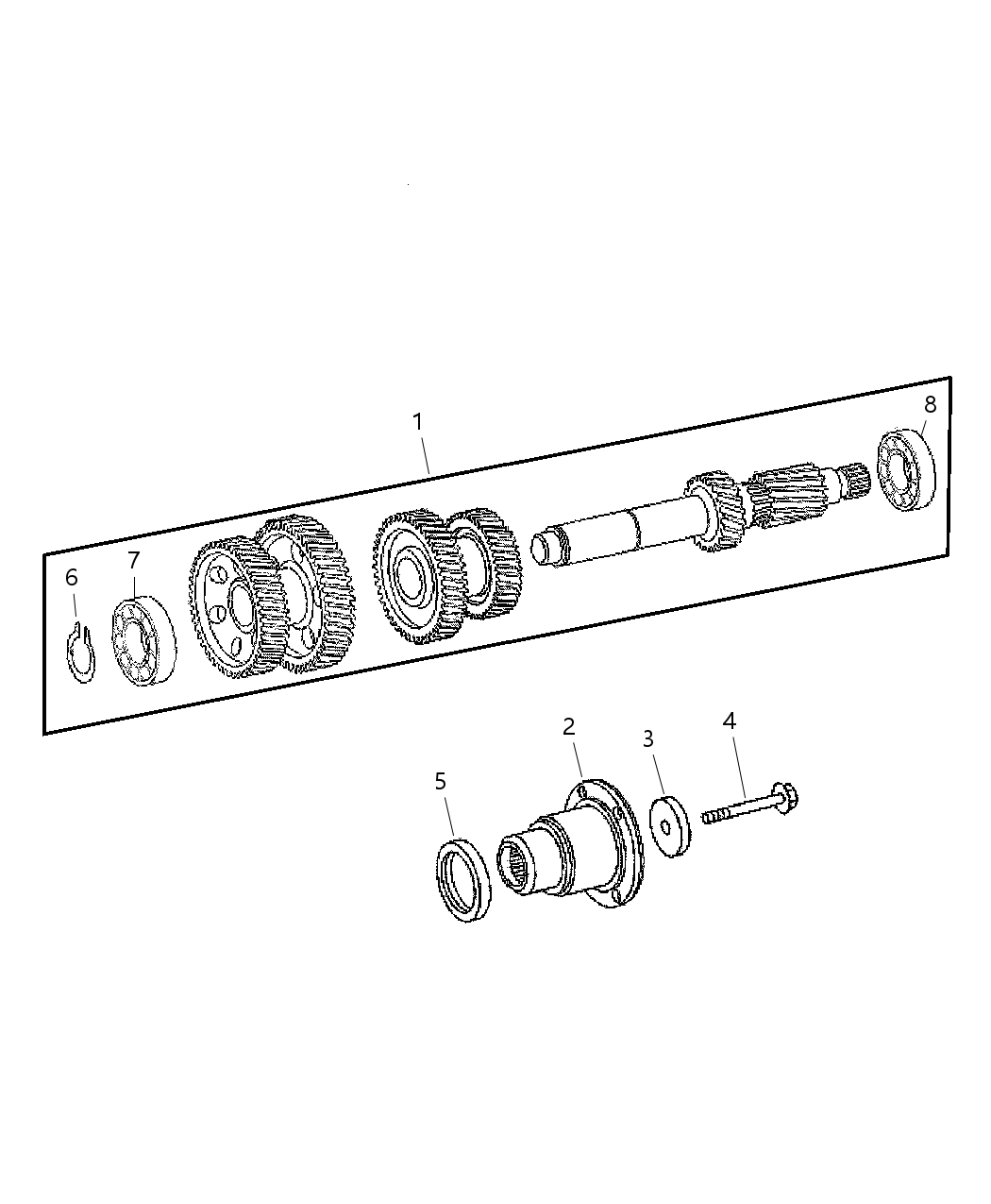 Mopar 5170330AA Shim Kit Countershaft