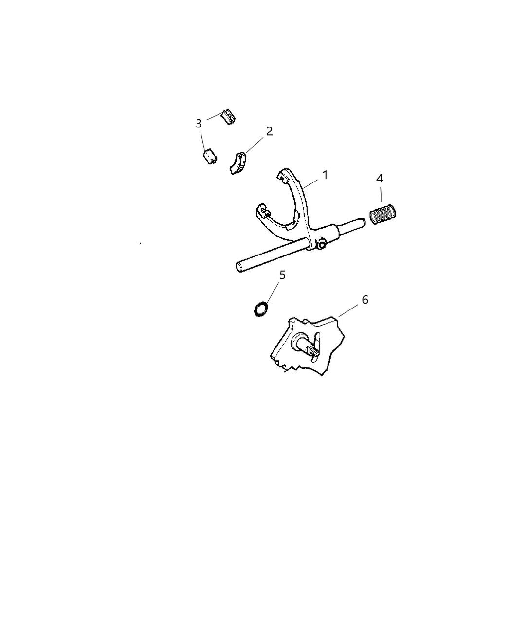 Mopar 4761227 Fork, Mode Shift Transfer Case