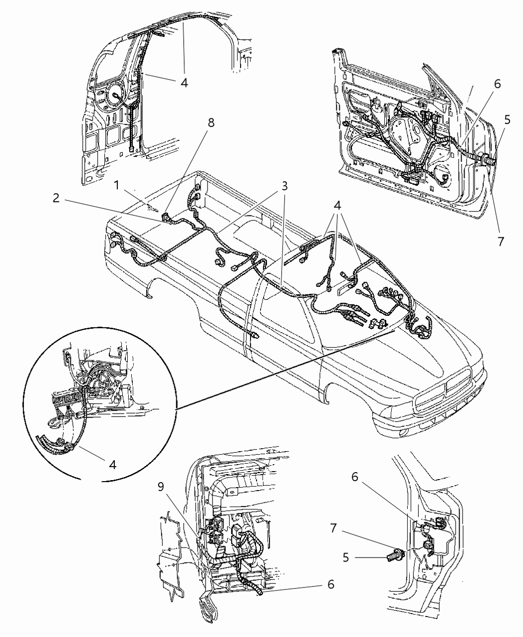 Mopar 56021973 Wiring Body
