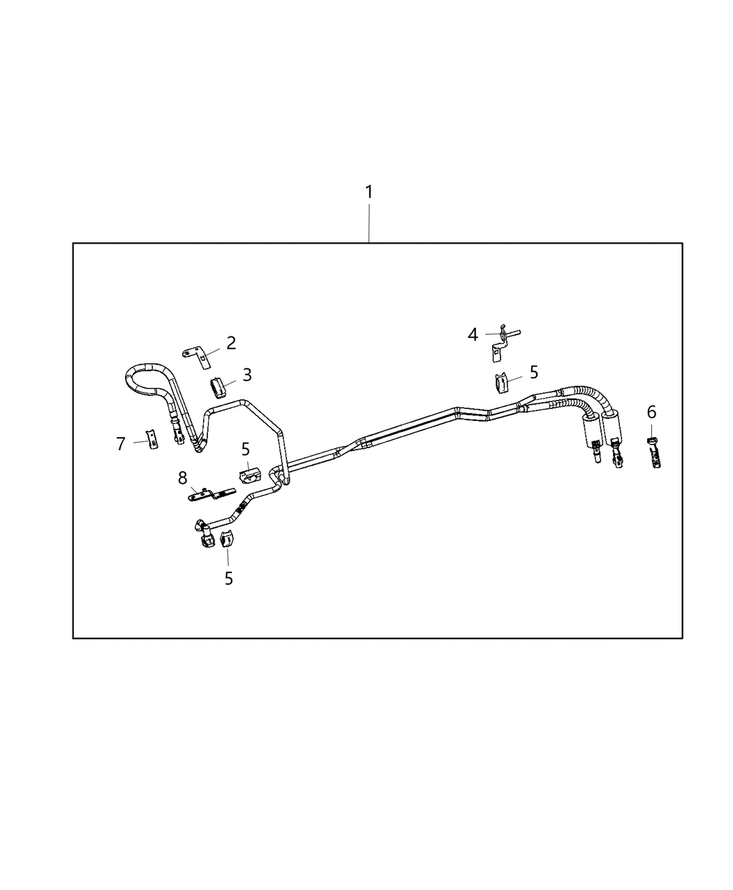 Mopar 68445125AA Clip Retaining