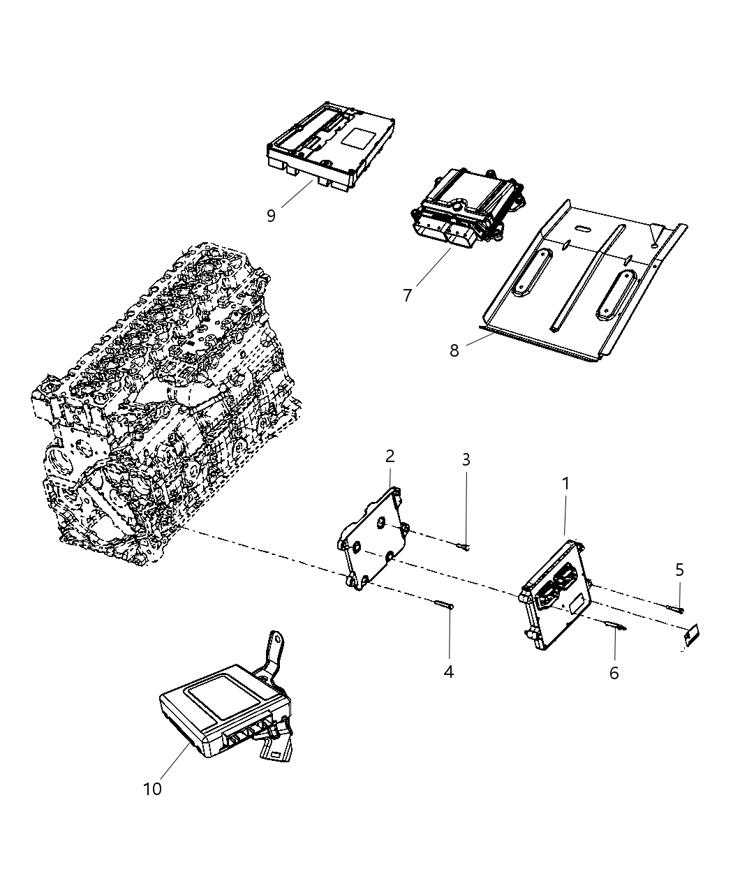 Mopar 5150555AB Module Transmission Control