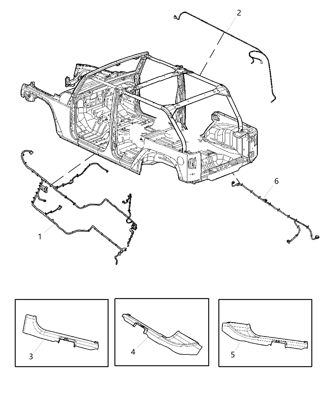 Mopar 68041549AB Wiring Body