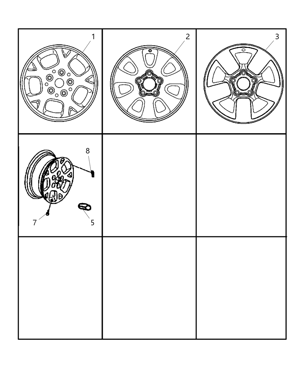 Mopar 52088446 Wheel, Steel