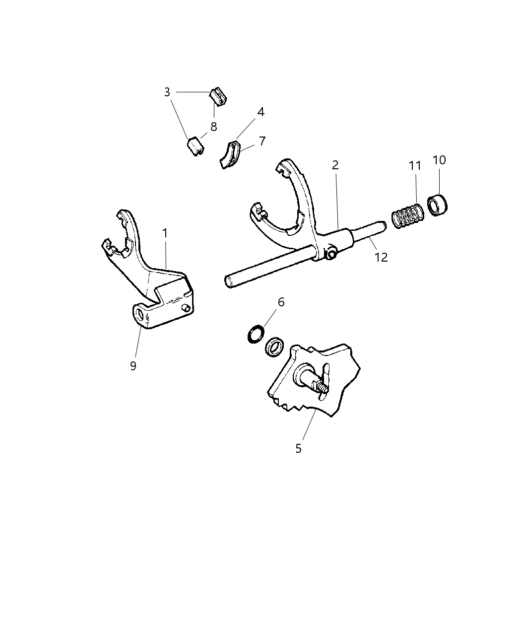 Mopar 5103302AA Rail Transfer Case