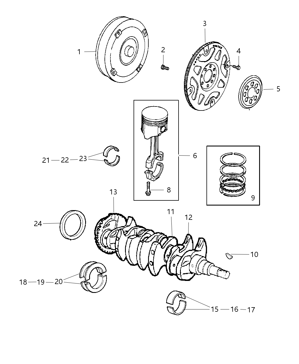Mopar 4736294AB Drive Plate