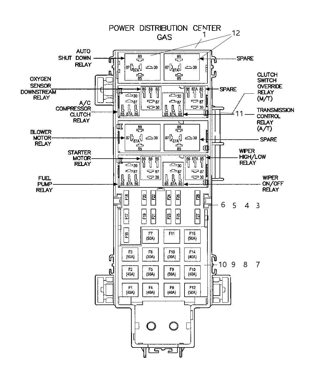 Mopar 56041891AD Fan Relay