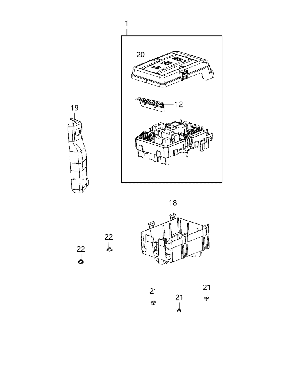 Mopar 68383602AA Relay
