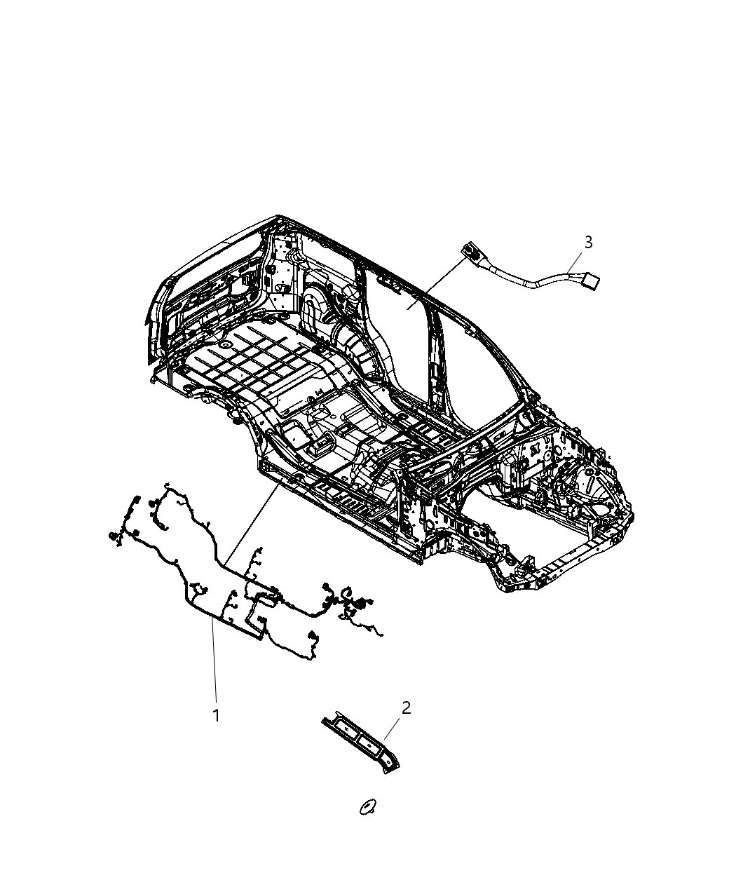 Mopar 68051098AB Wiring Body