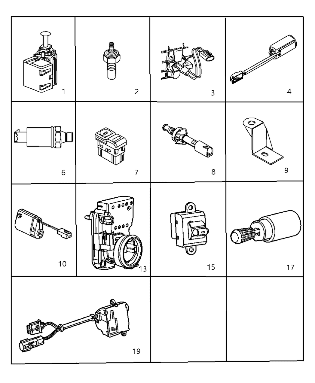 Mopar 4848933AA Switch Disarm