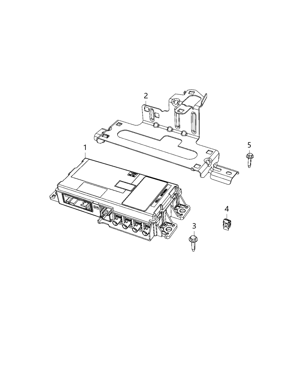 Mopar 68373927AA Bracket Engine Control Unit