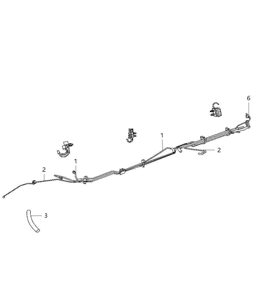 Mopar 55398725AB Tube Fuel Supply