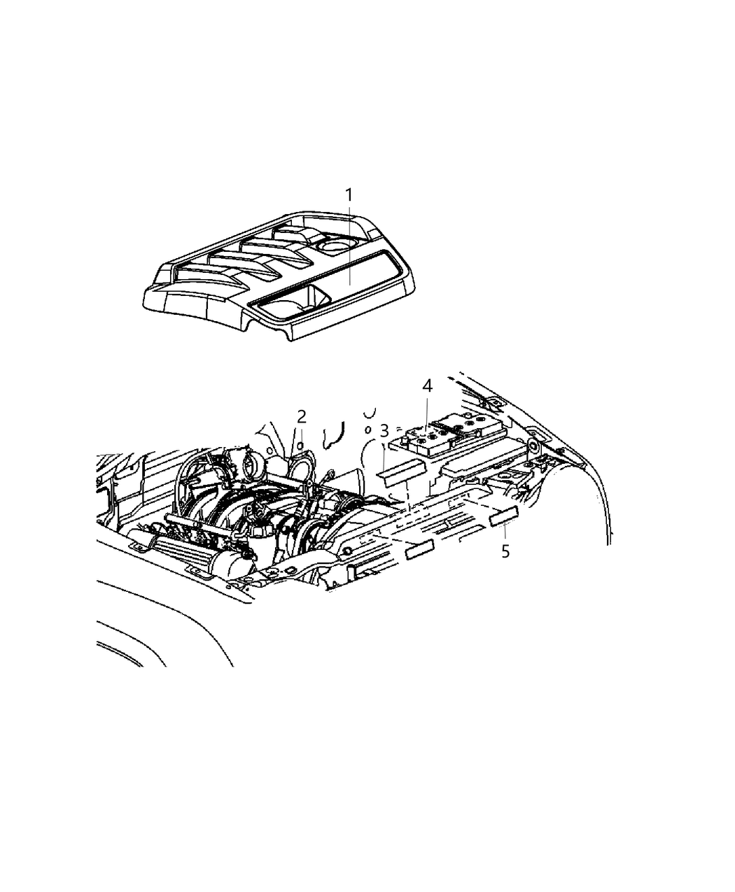 Mopar 56029787AA Label Battery Warning