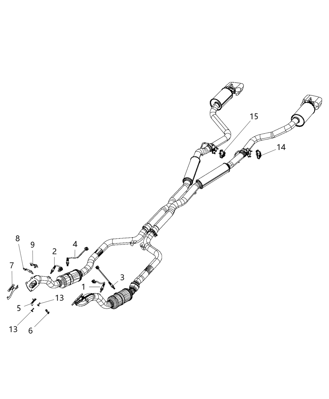 Mopar 68184951AA Bracket Oxygen Sensor