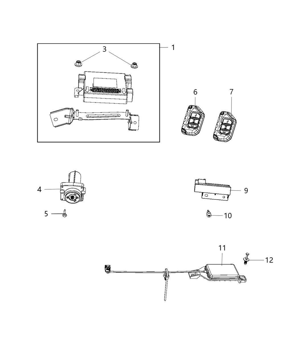 Mopar 68406188AB Receiver Hub