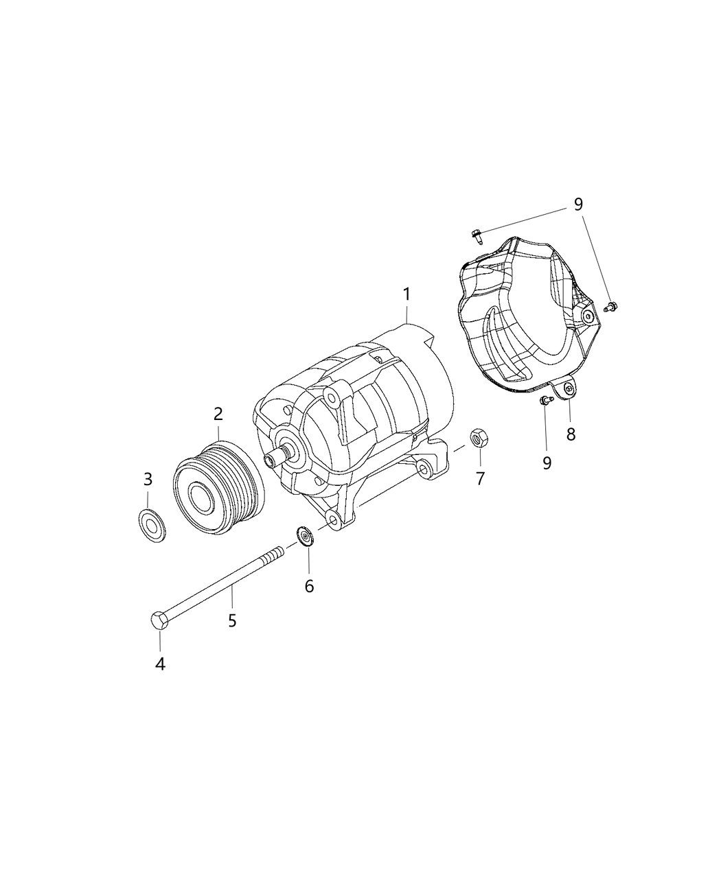 Mopar 68269693AA Pulley Alternator