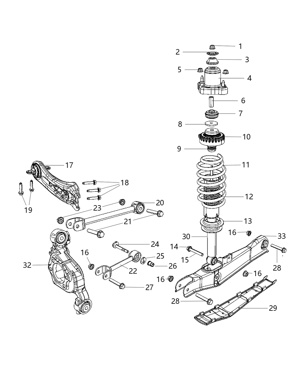 Mopar 5272669AC Spring Rear
