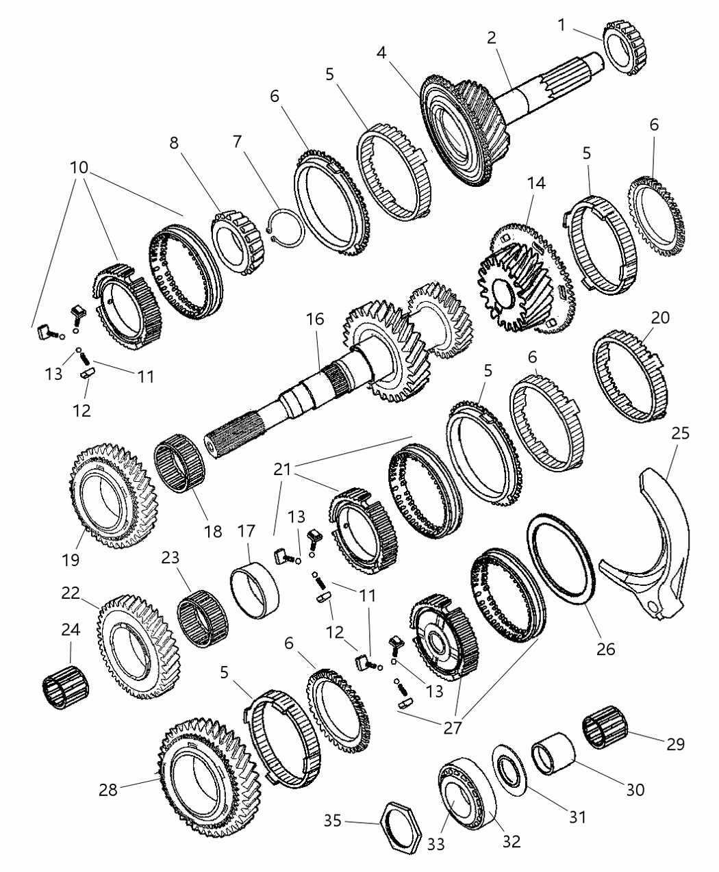 Mopar 5011376AA Shim Package Drive Pinion Bearing