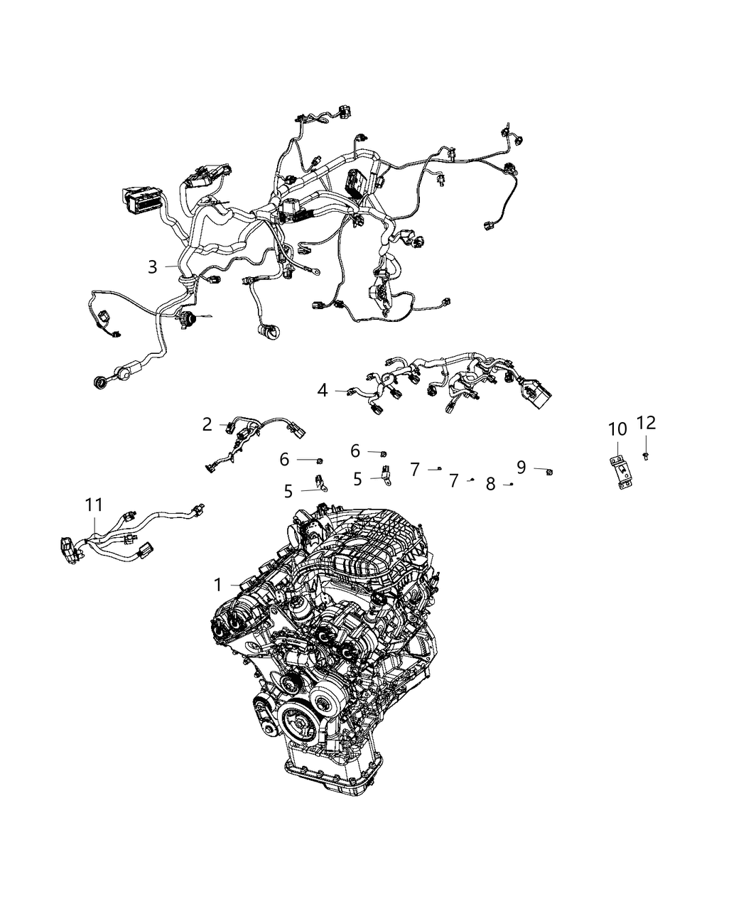 Mopar 68428606AB Wiring Engine