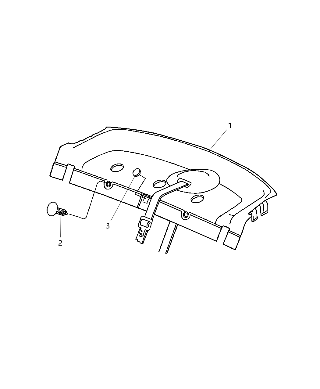 Mopar 4628913AE Silencer Shelf Extension