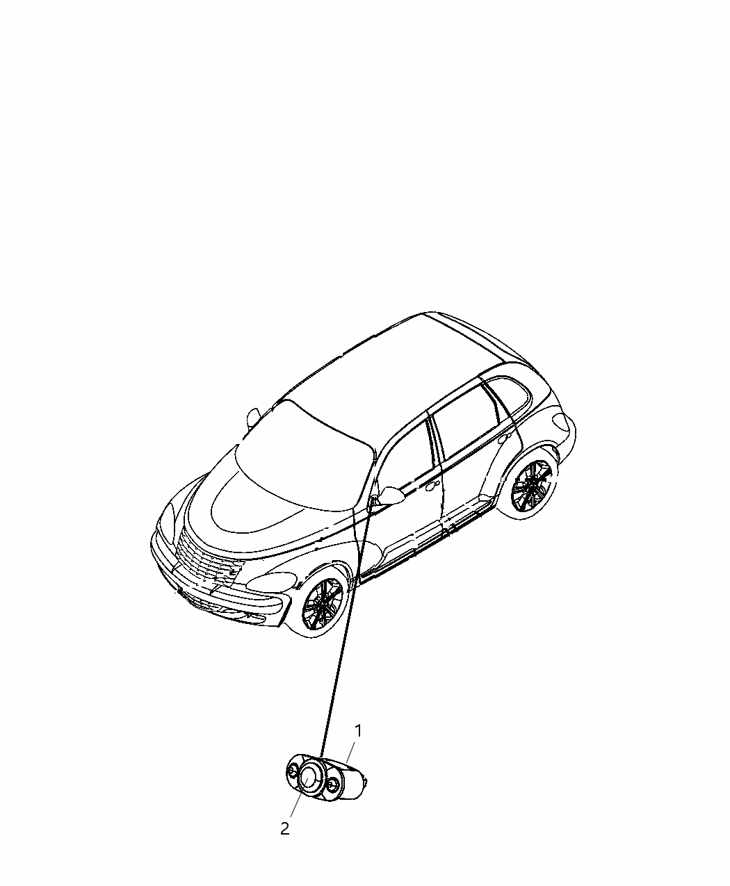 Mopar 5179002AA Seat Switch Knob