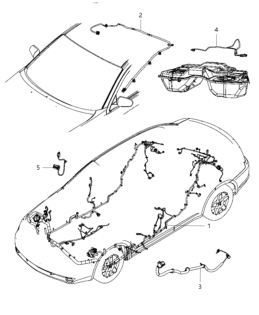 Mopar 68103125AB Wiring Unified Body