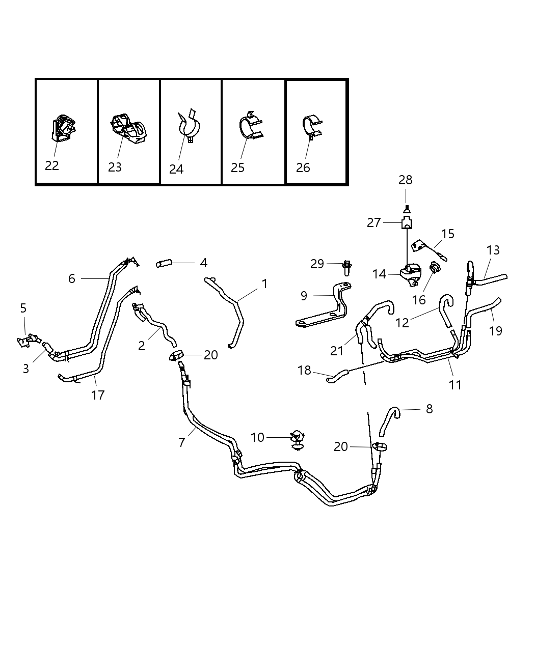 Mopar 68012723AA Hose Heater