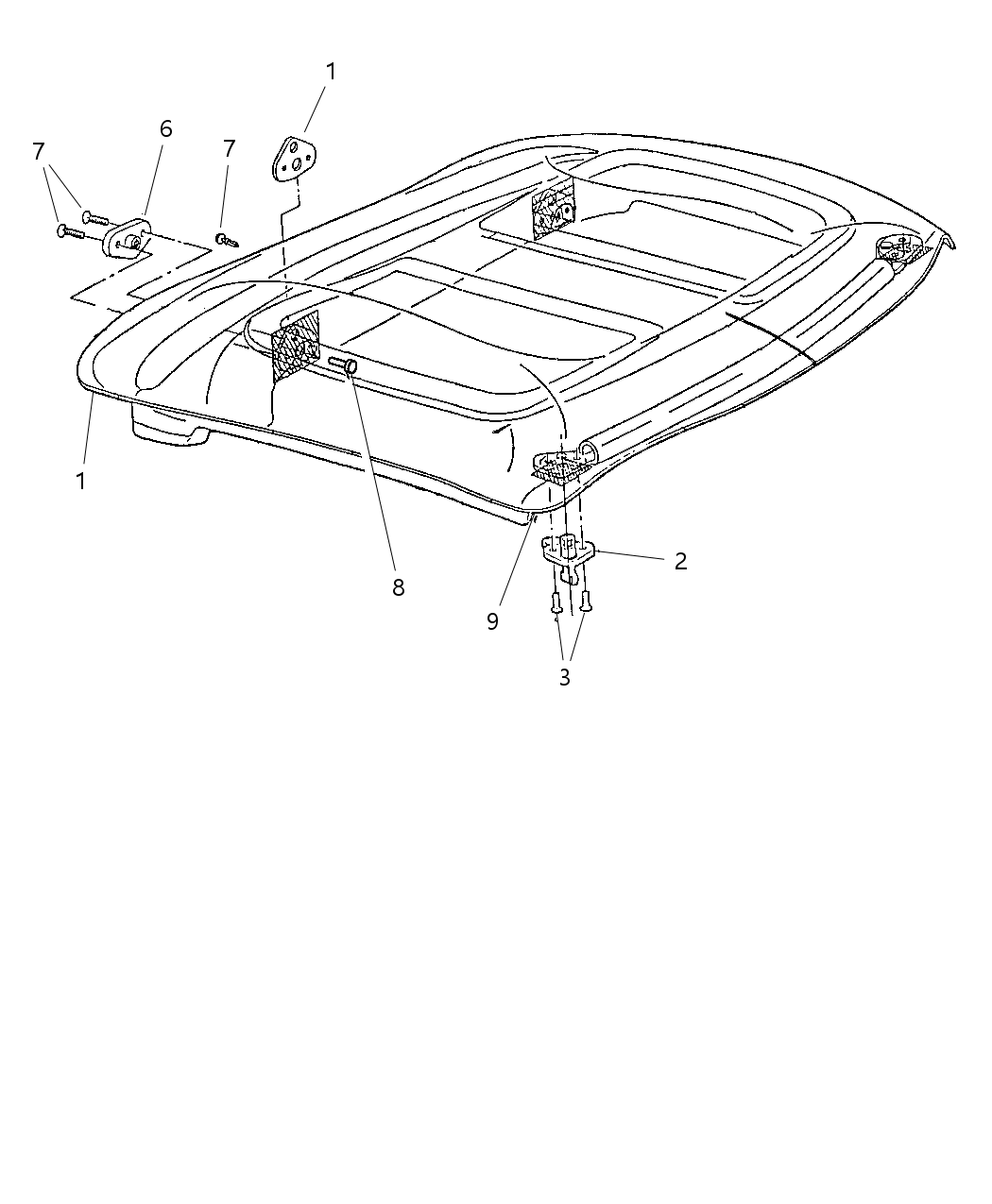 Mopar 5016176AA Hardtop Latch