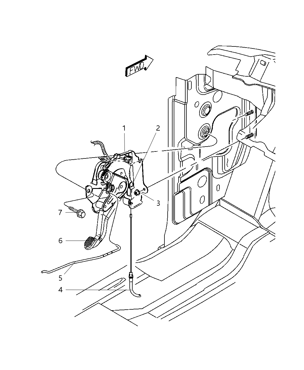 Mopar 52078976AH Lever Parking Brake