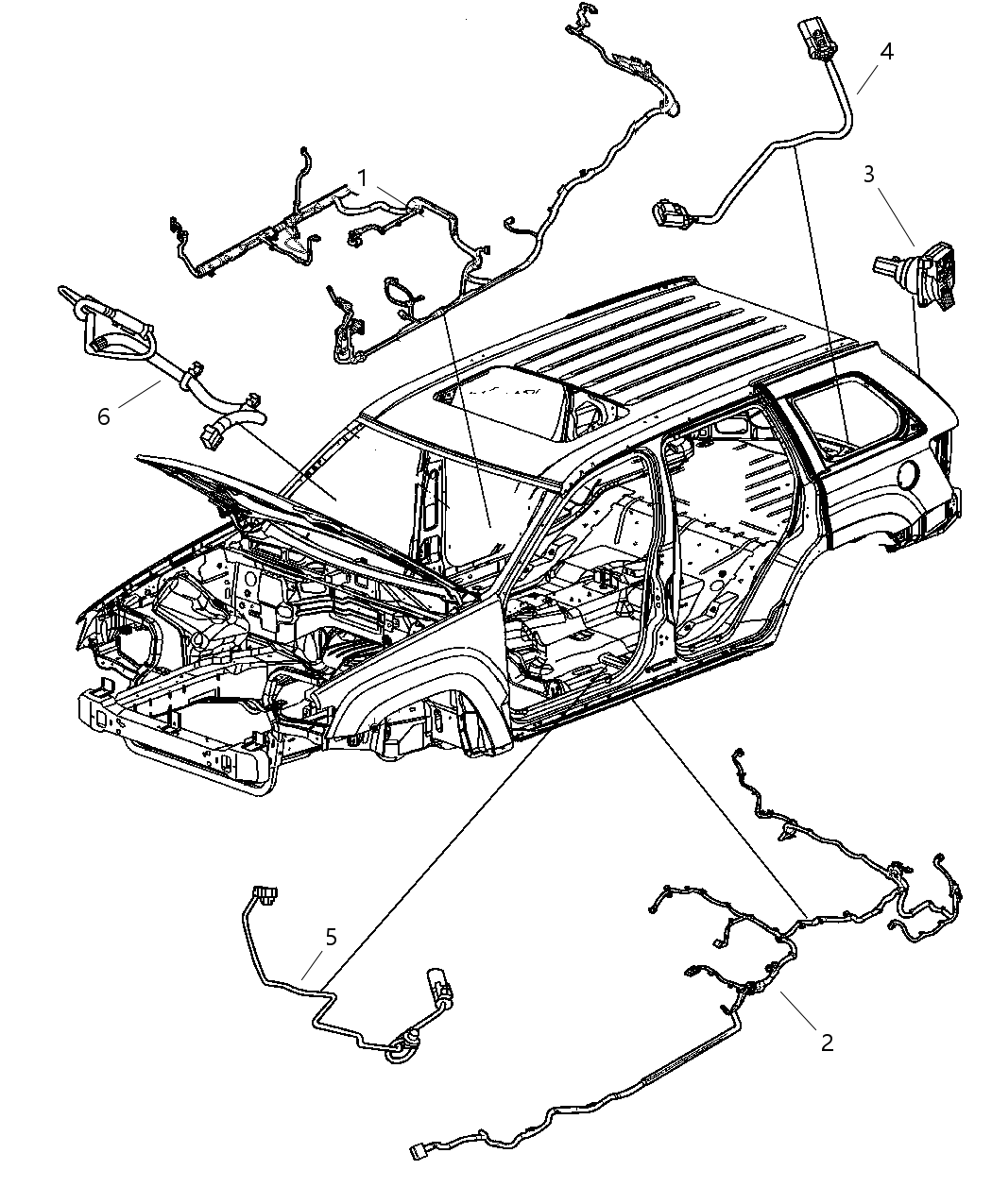 Mopar 56050381AF Wiring Body