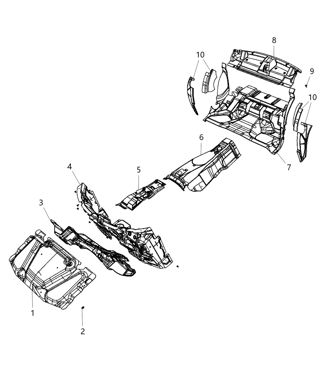 Mopar 4628926AN Silencer Dash And Cowl Sides