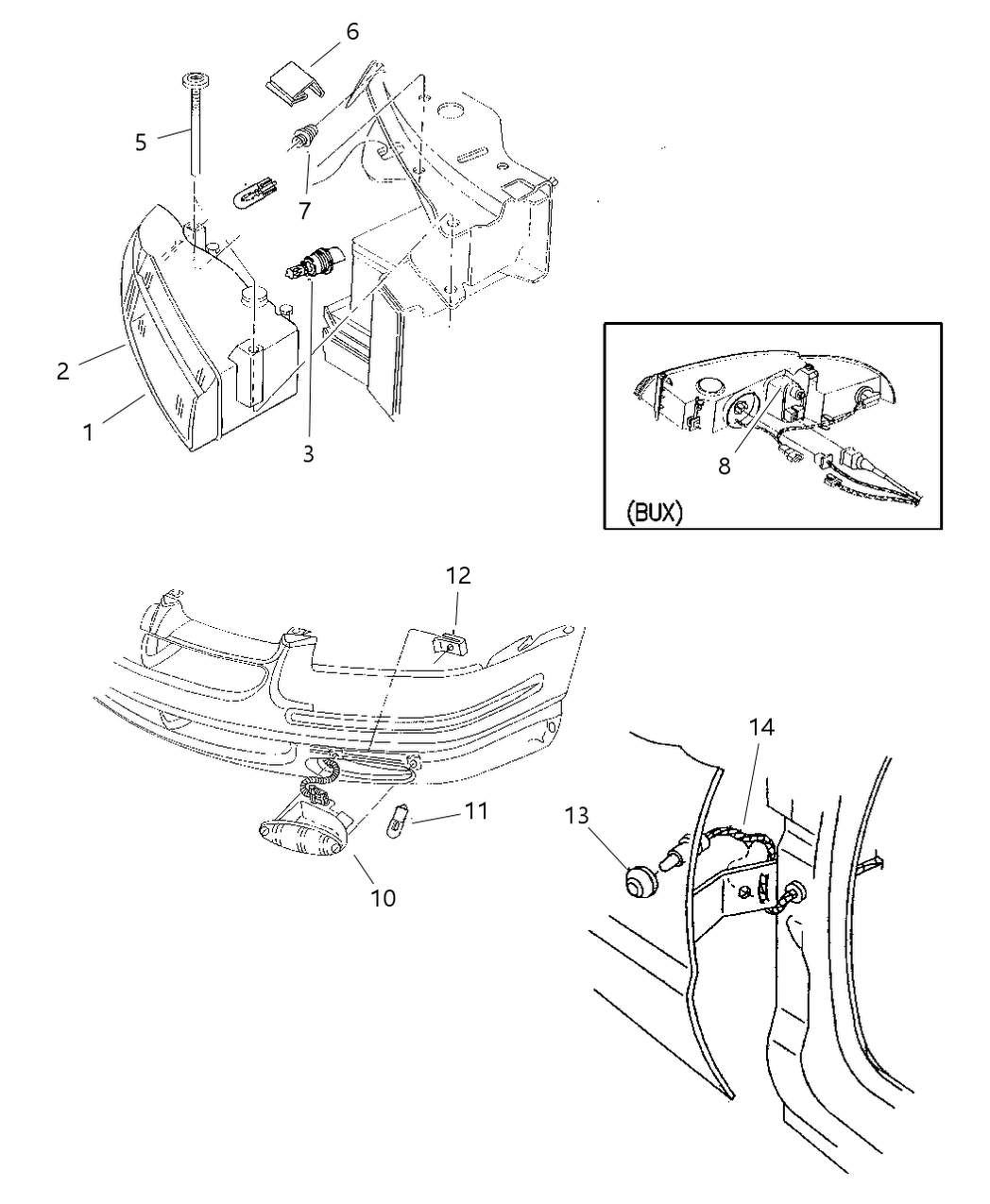 Mopar 4778222 Headlamp Bulb Retainer Ring