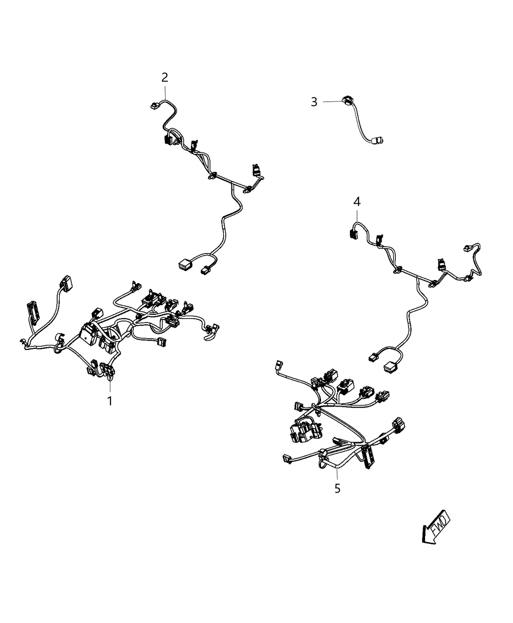 Mopar 68232348AA Wiring Power Seat