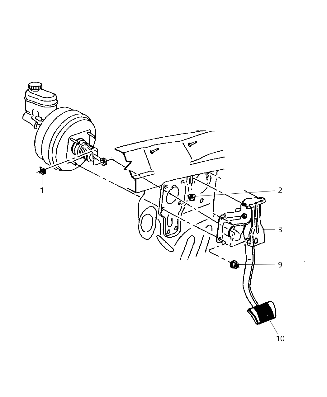 Mopar 5073041AA Motor Adjustable Brake And Accelerator Pedal