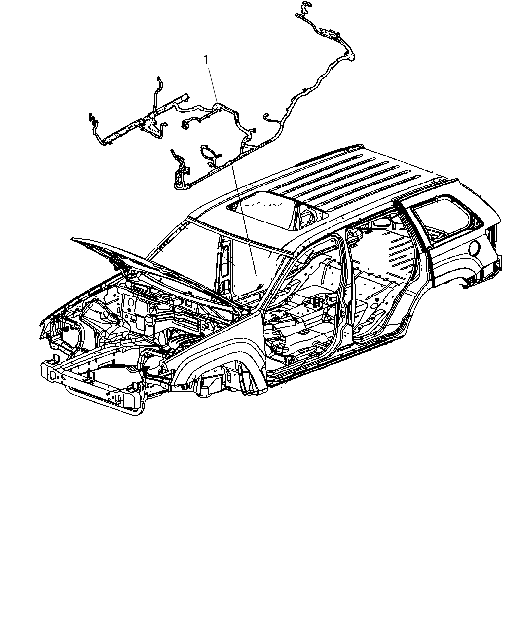 Mopar 68025337AE Wiring Body
