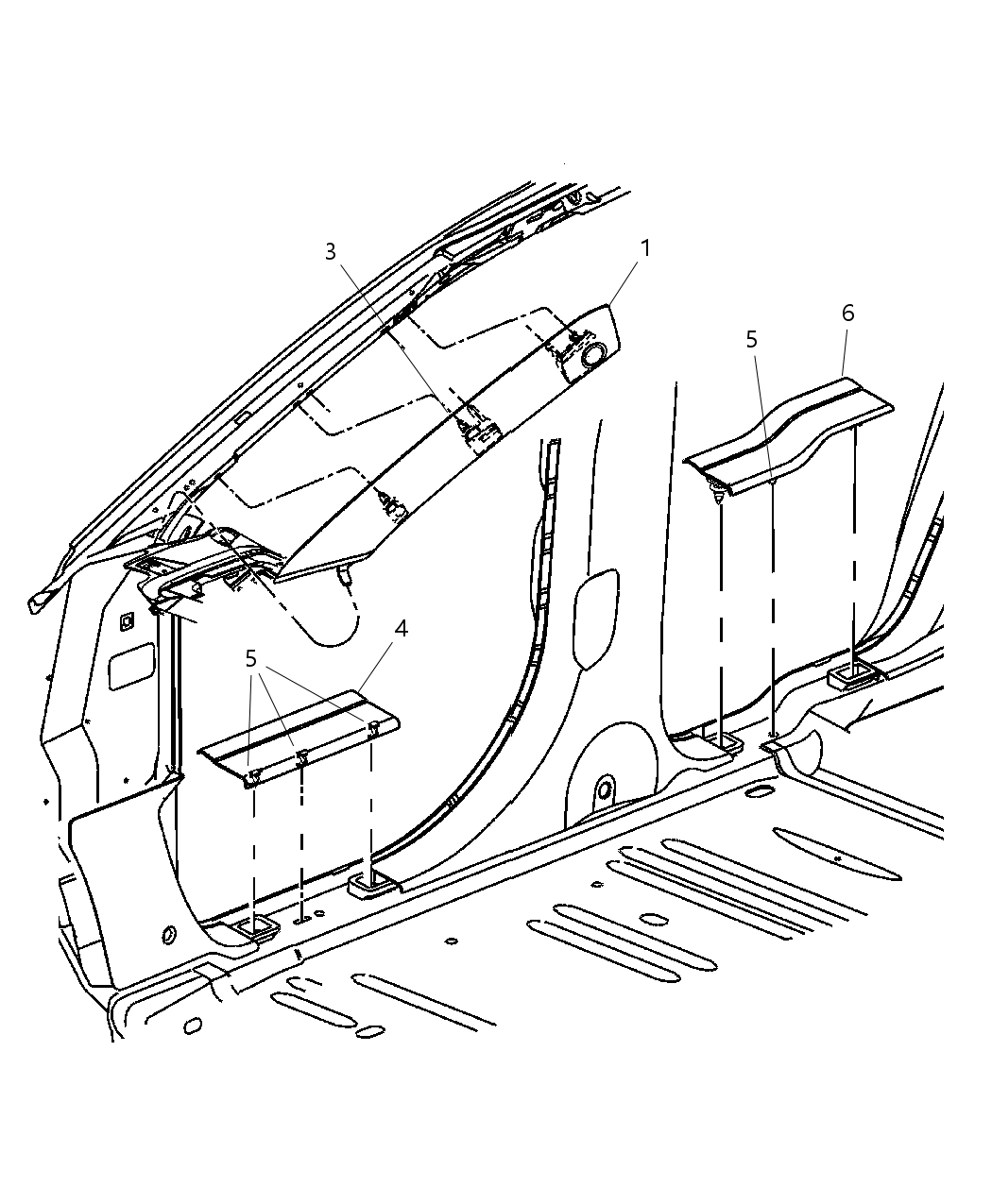 Mopar YY881DAAC Panel Scuff Front