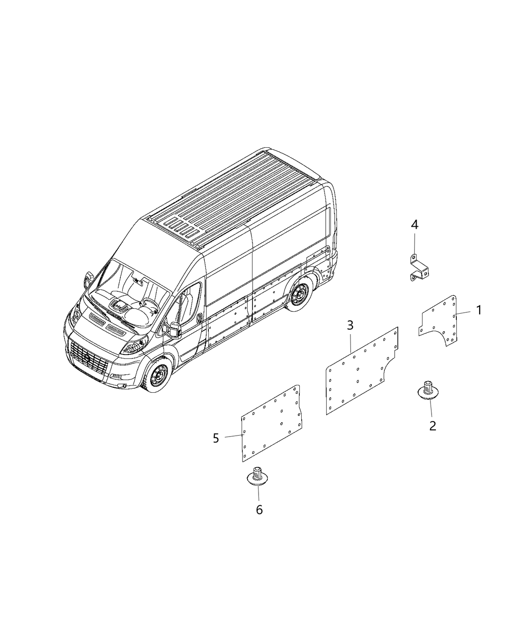 Mopar 68134385AA Bracket Trim