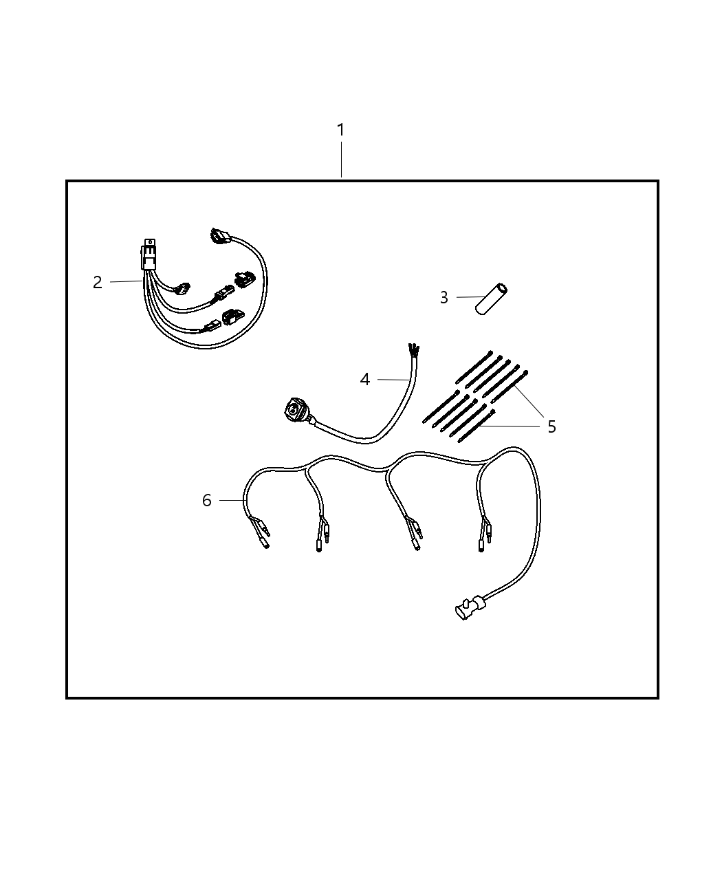 Mopar 82210822AC Wiring Kit Off Road