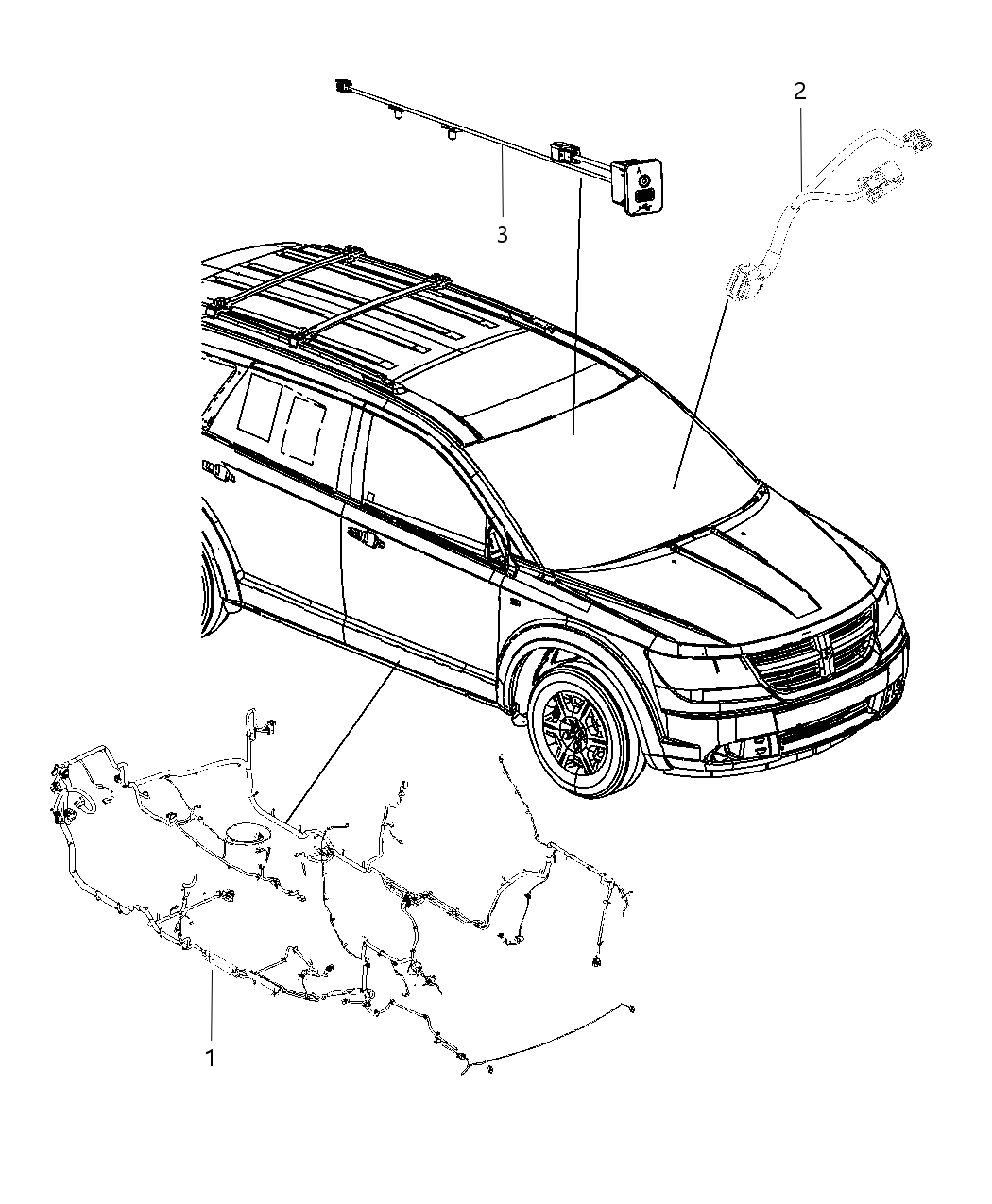 Mopar 68097038AA Wiring Unified Body