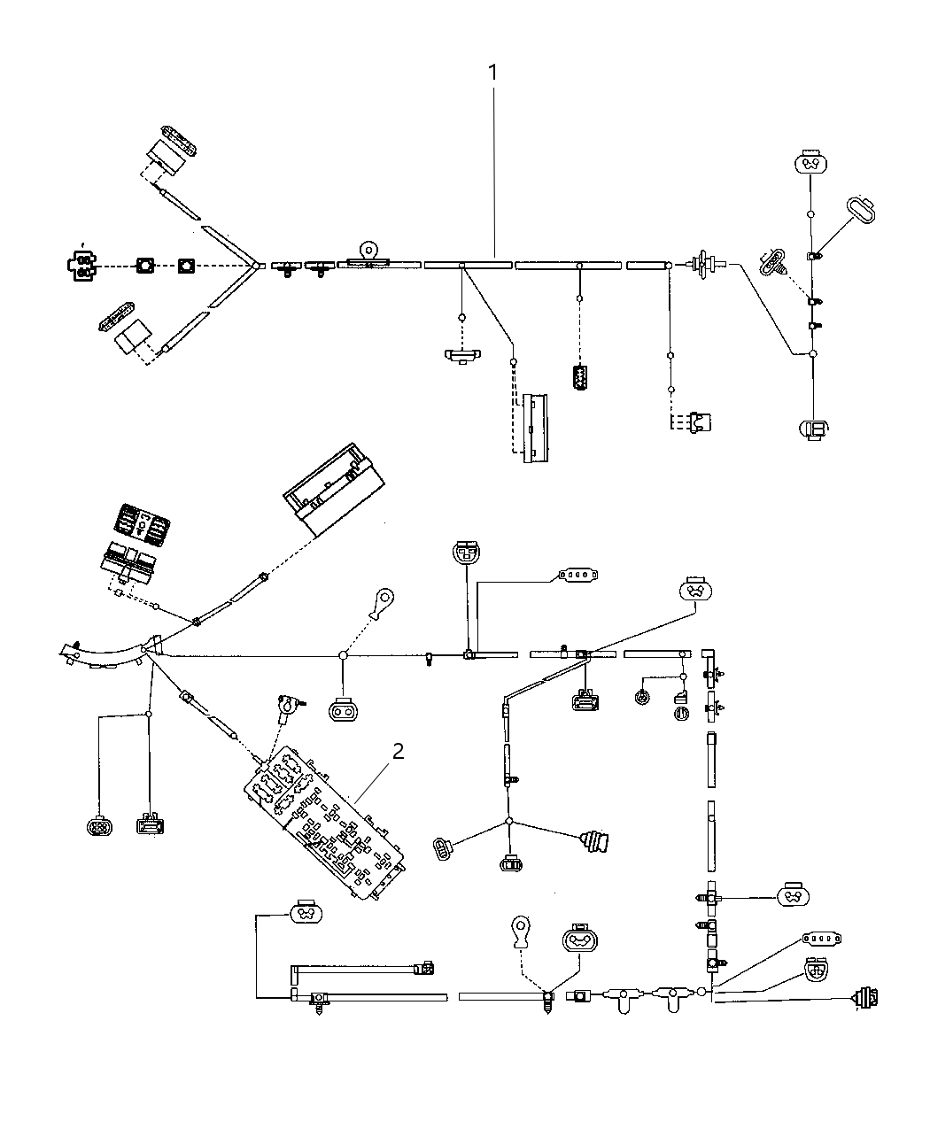 Mopar 4793717AE Wiring Headlamp To Dash