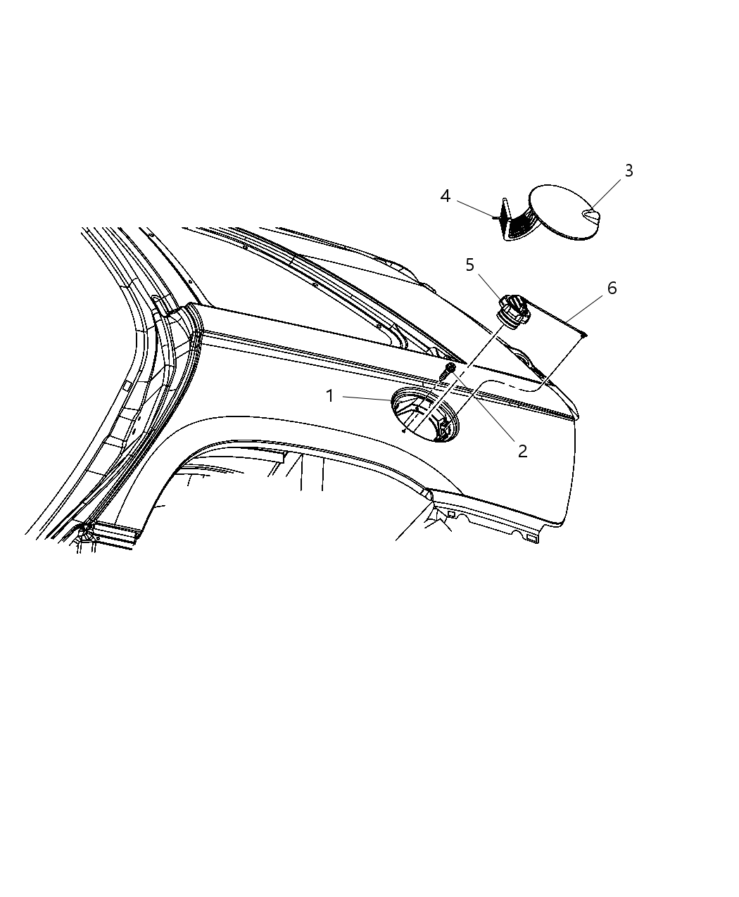 Mopar 4716532 Fuel Door Spring