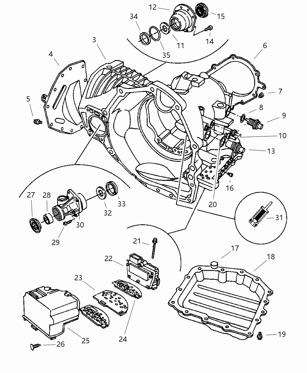 Mopar 4897991AB Seal And Gasket Package Transmission